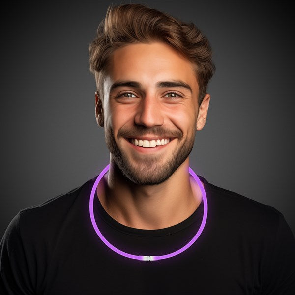 Purple Glow Necklace