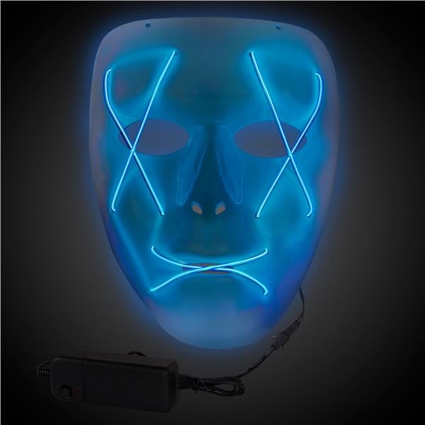 LED Blue EL Wire Mask