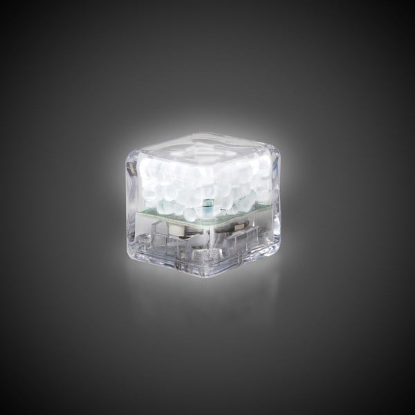 White Liquid-Activated LED Ice Cubes