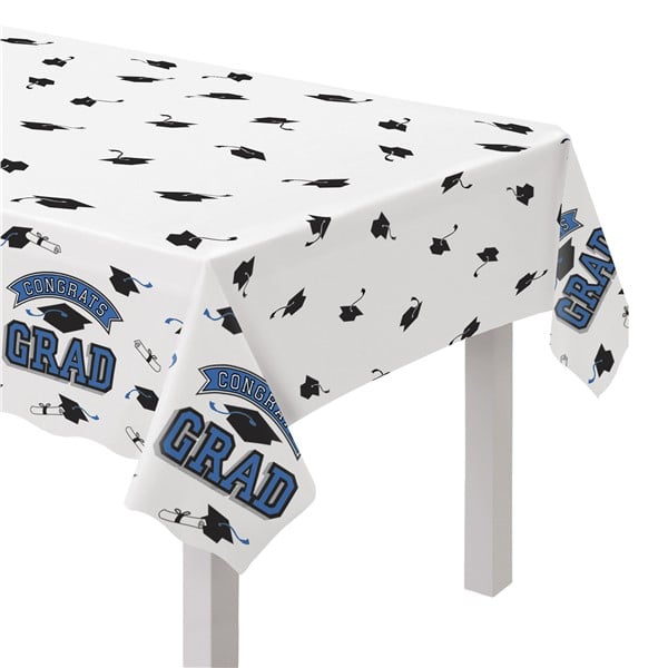 Blue Graduation Table Cover