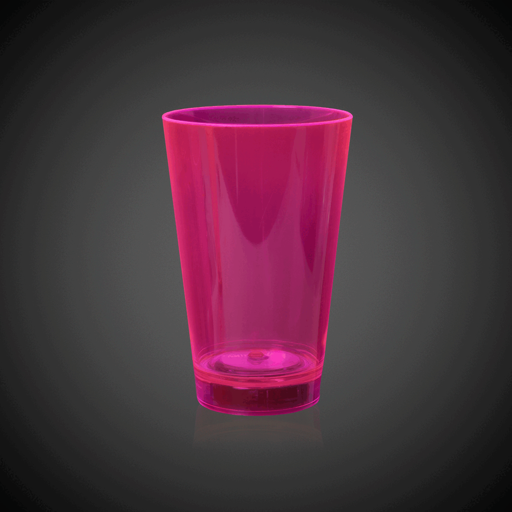 Neon Pink LED 12 oz. Cup