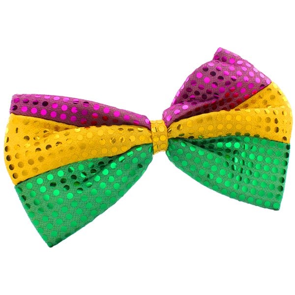 Mardi Gras Sequin Bow Tie