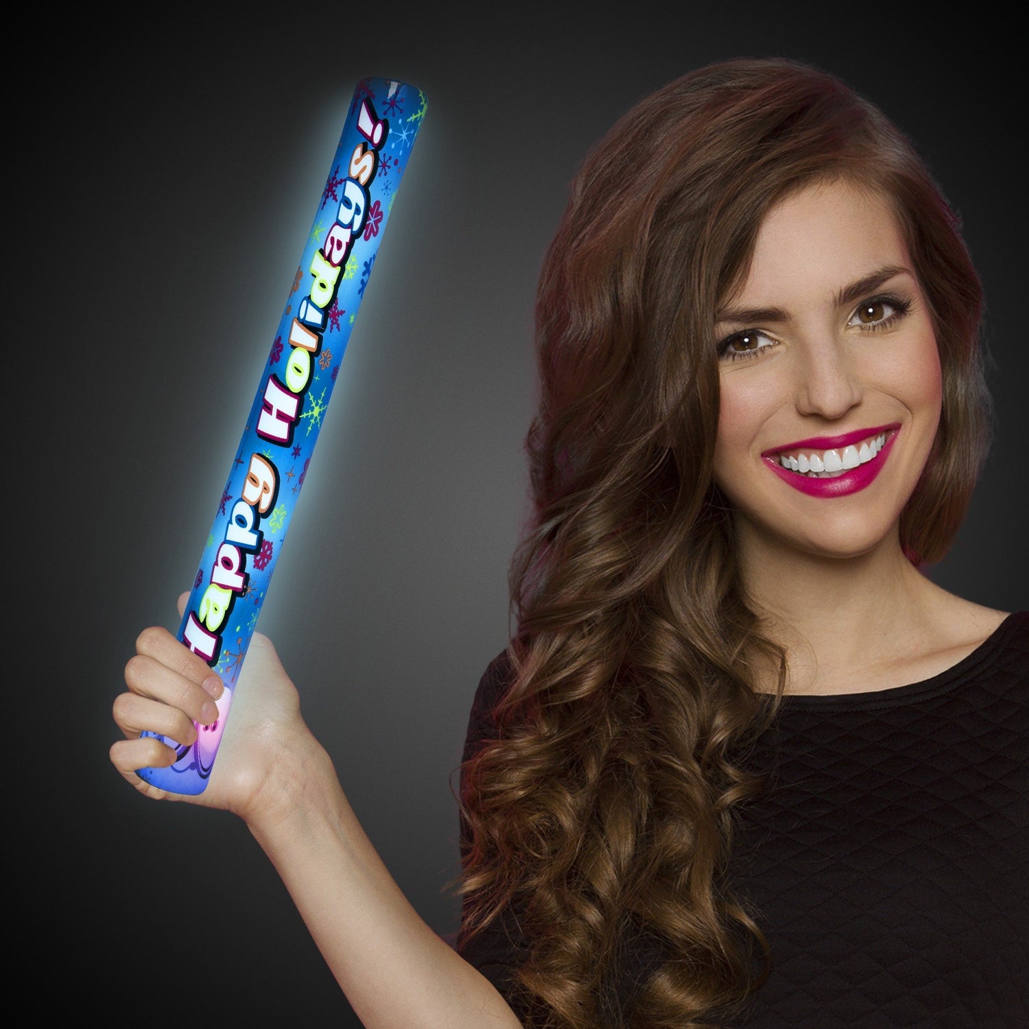 LED Happy Holidays Foam Lumiton