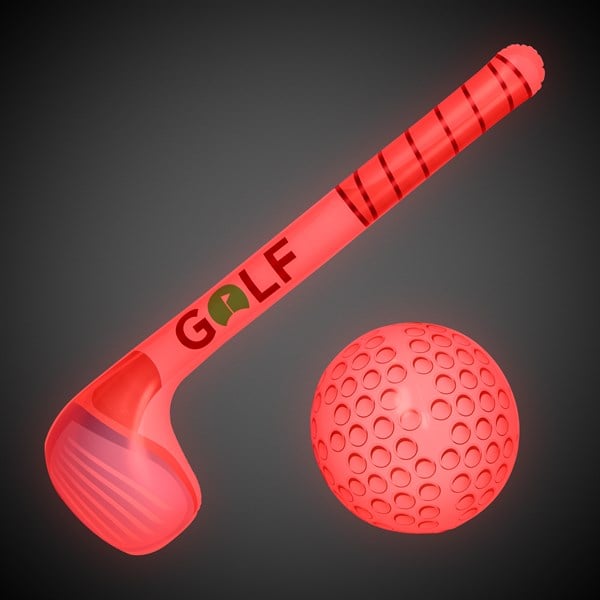 LED Inflatable Golf Club & Ball Set
