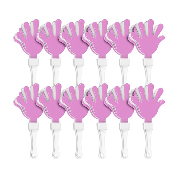 Pink & White Hand Clappers