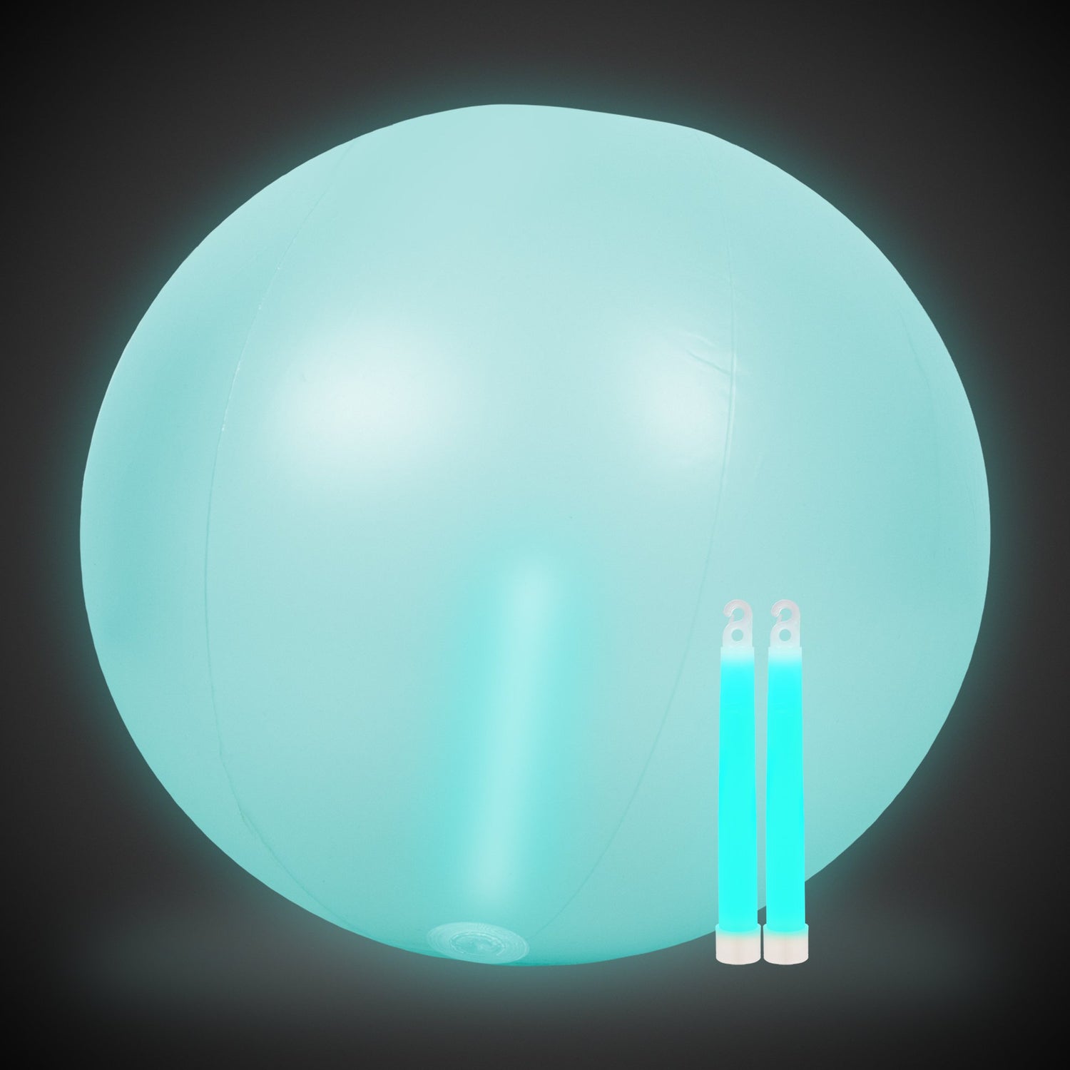 Glow in the Dark Aqua 24" Beach Ball