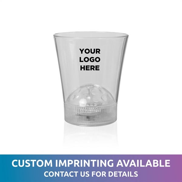 LED Disco Ball 8 oz. Rocks Glass