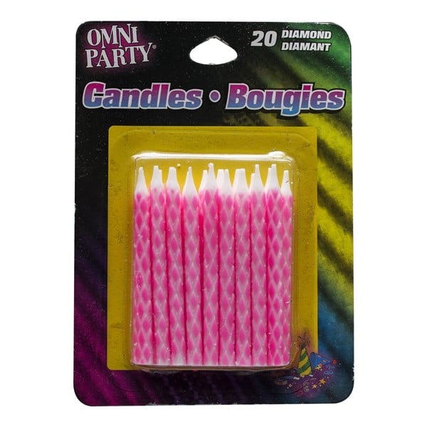 Pink Diamond Candles