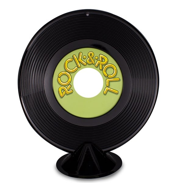 Rock & Roll Record Centerpiece