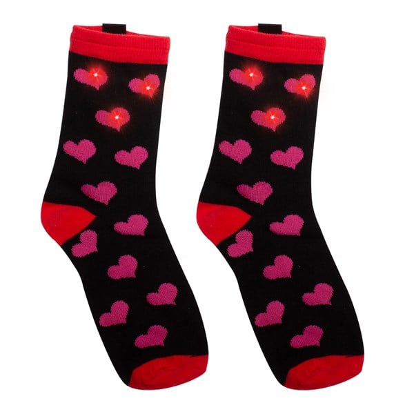 LED Heart Socks