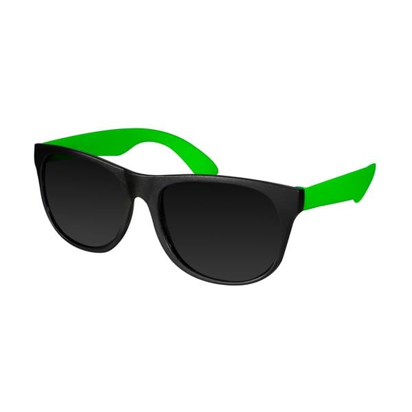 Neon Green Retro Sunglasses