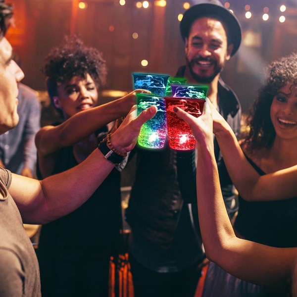 LED 16 oz. Disposable Party Cups
