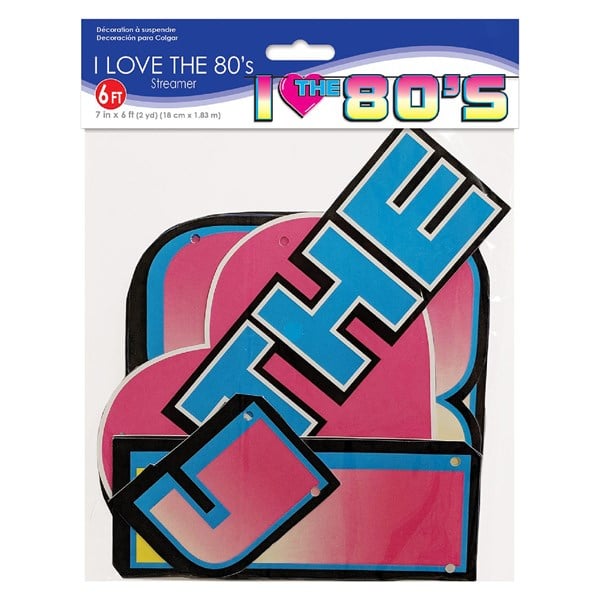I Love The 80's Streamer