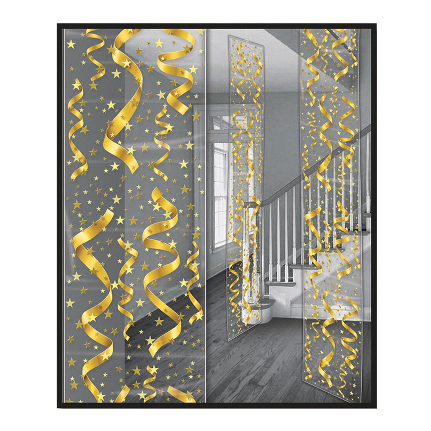 Gold Swirl Party Panels