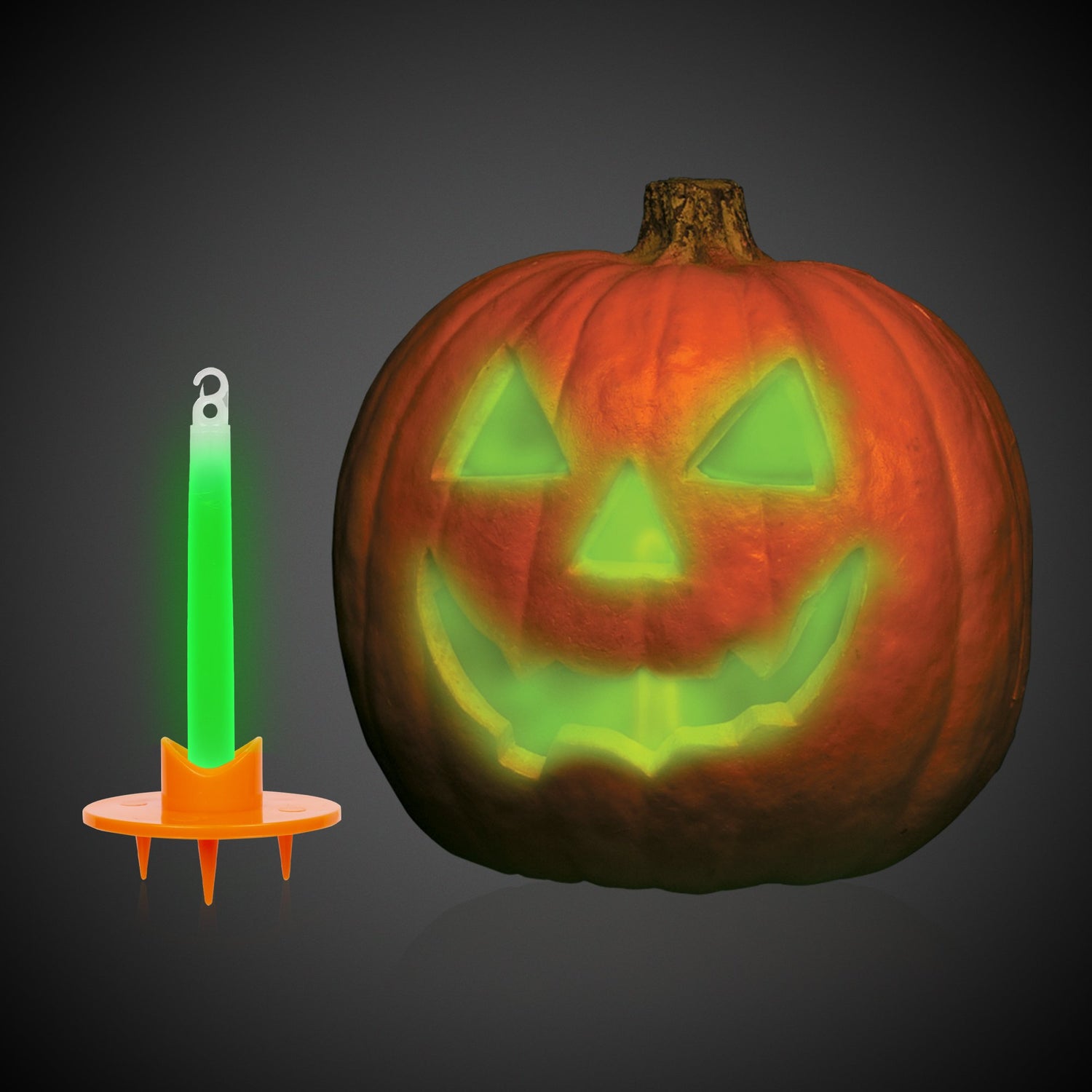 Green Glow Pumpkin Light