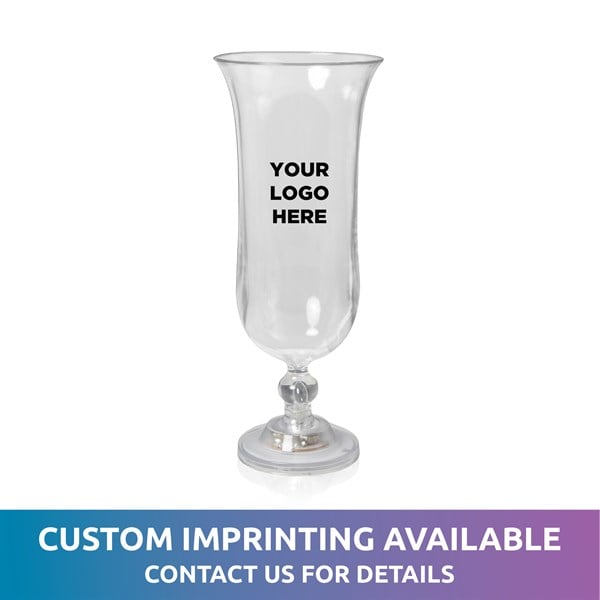 LED Hurricane 16 oz. Glass