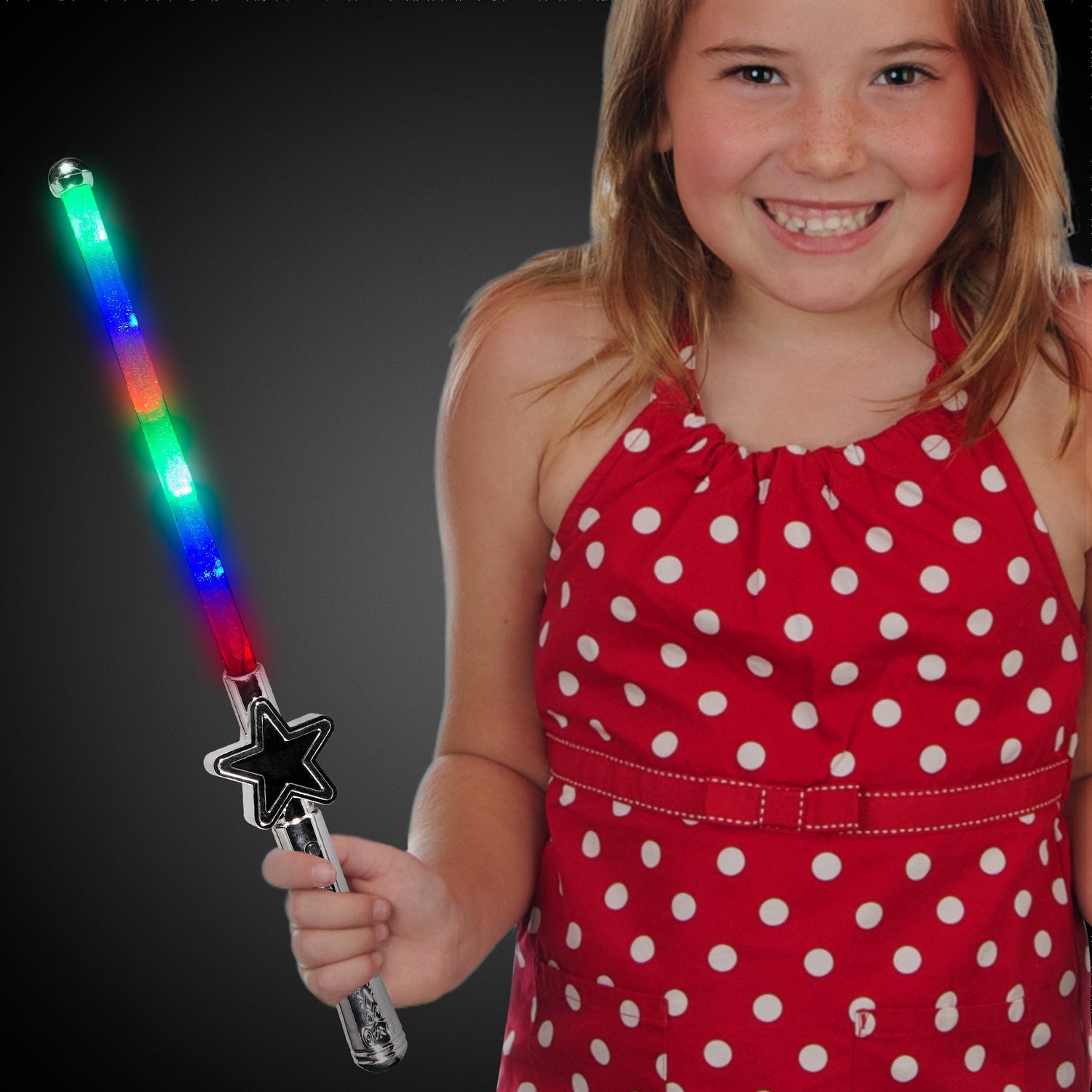 LED Star 16" Multi-Color Wand
