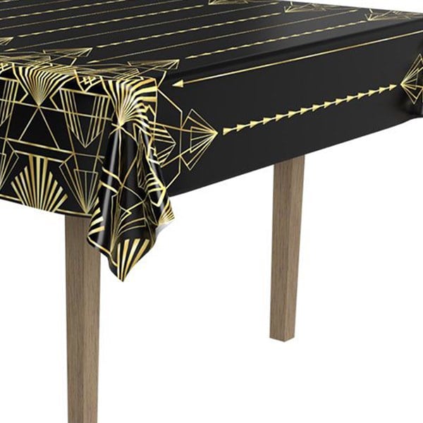Gold Roaring 20's Table Cover