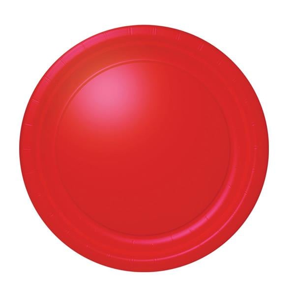 Red 7" Paper Plates