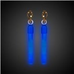 Blue Glow Clip-On Earrings