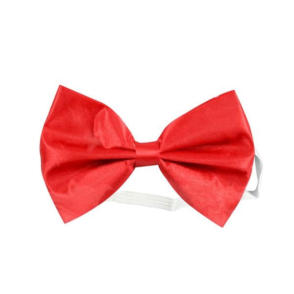 Red Satin Bow Tie