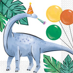 Partying Dinosaurs Luncheon Napkins, 16ct