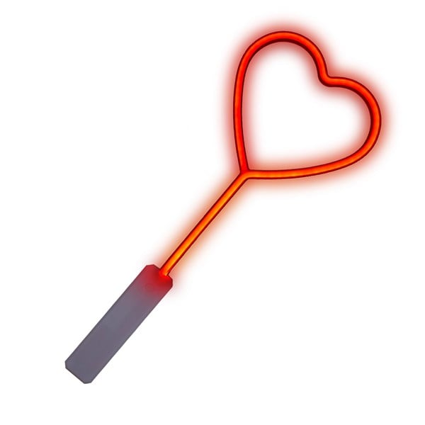 LED Red Heart Wand