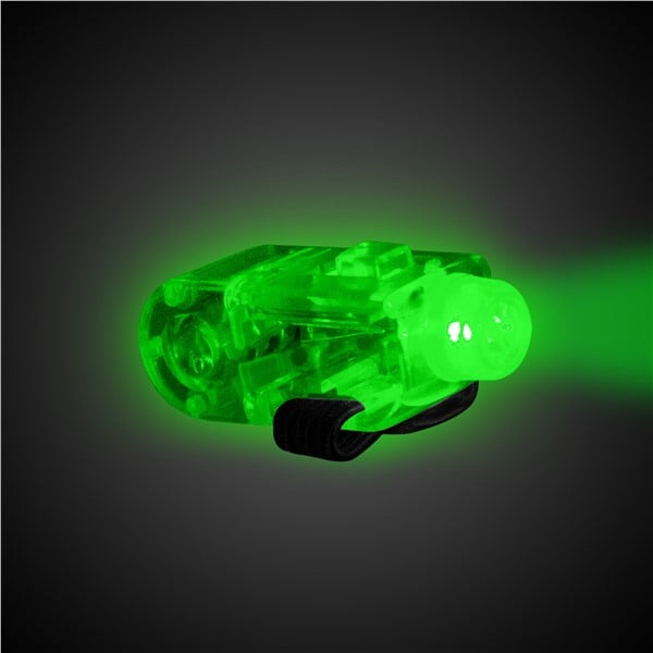 Green LED Finger Rings
