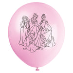 Disney Princess 12" Latex Balloons, 8ct - Image 3