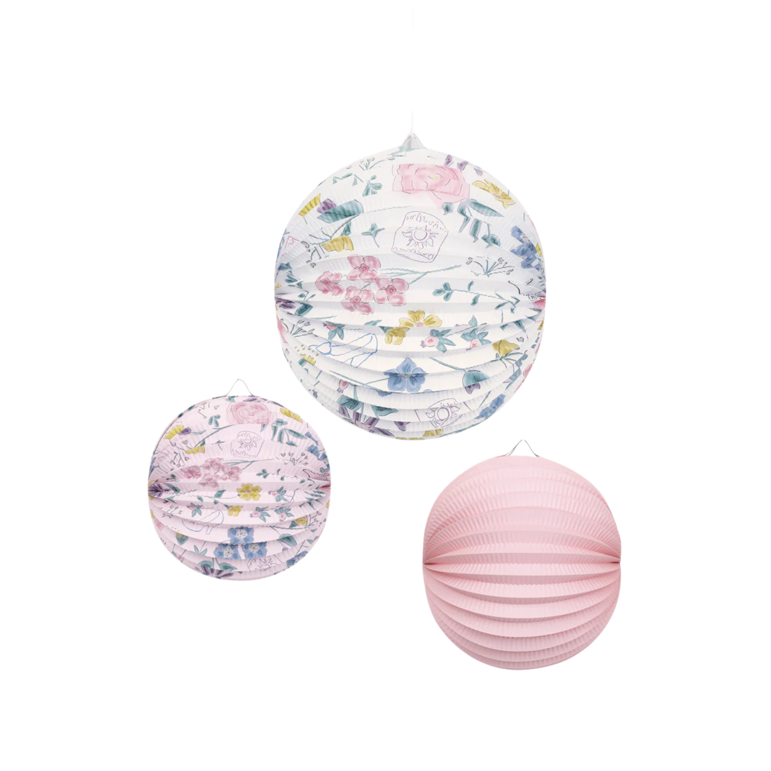 Disney Princess Assorted Paper Lanterns, 3ct