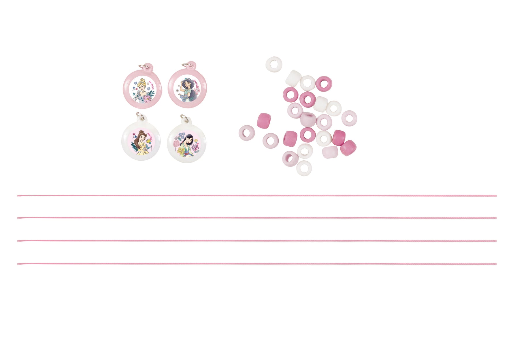 Disney Princess Assorted Charm Bracelets, 4ct - Image 4