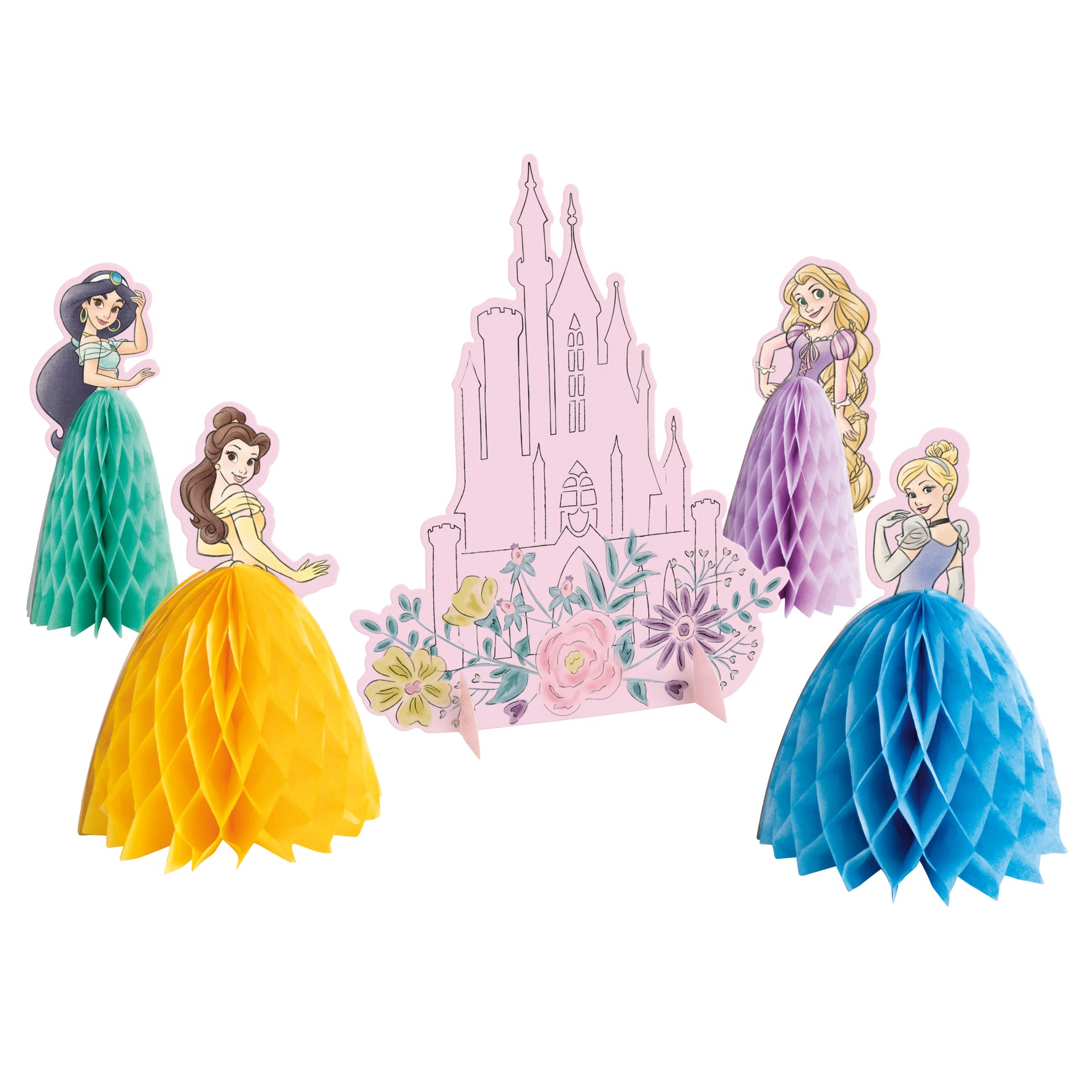 Disney Princess Assorted Standing Puff Tissue Centerpieces, 8ct