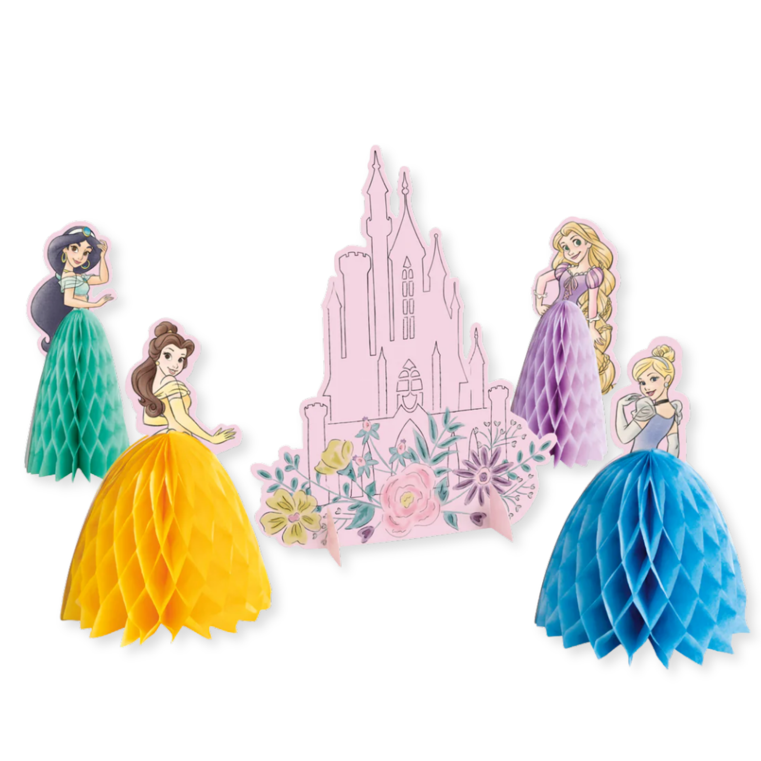 Disney Princess Assorted Standing Puff Tissue Centerpieces, 8ct