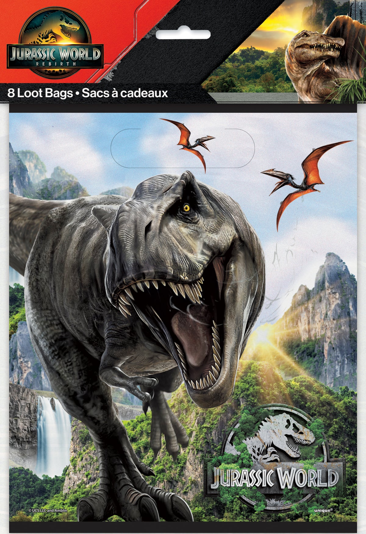Jurassic World 4 Loot Bags, 8ct - Image 2