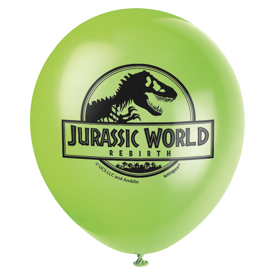 Jurassic World 4 12" Latex Balloons, 8ct - Image 4