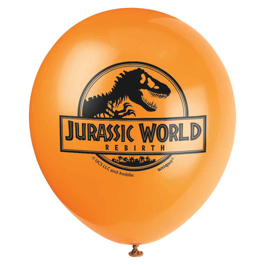 Jurassic World 4 12" Latex Balloons, 8ct - Image 2