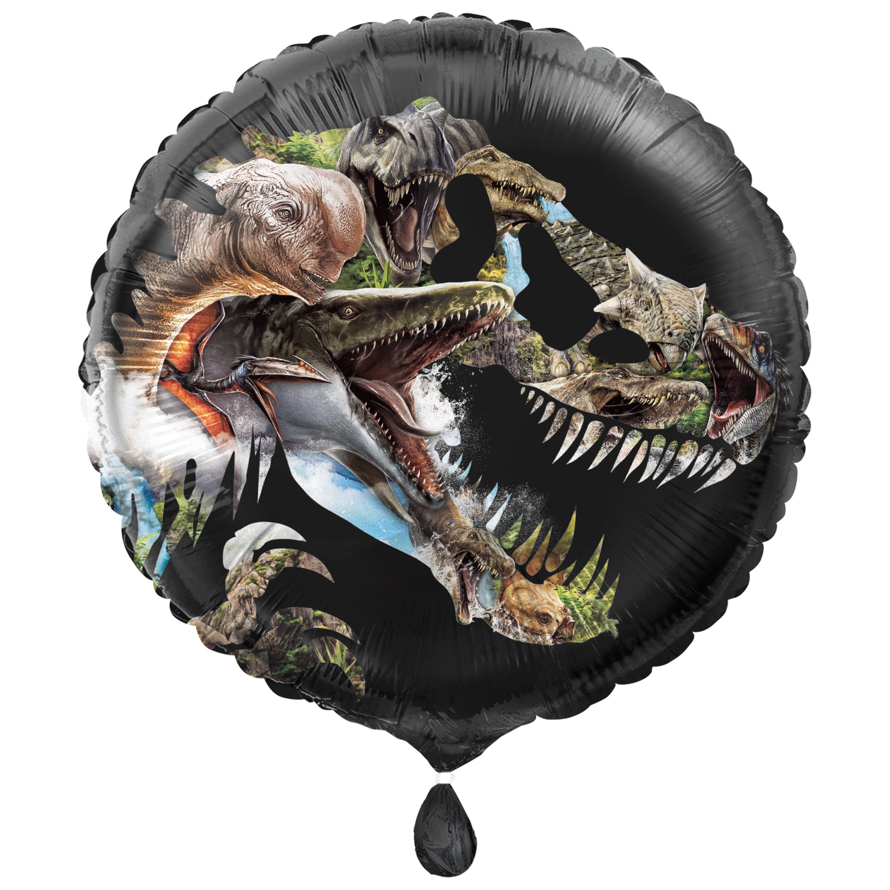 Jurassic World 4 18" Round Foil Balloon - Bulk