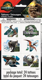 Jurassic World 4 Tattoos, 24ct - Image 2