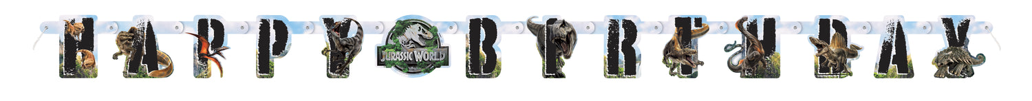 Jurassic World 4 "Happy Birthday" 75" Jointed Banner