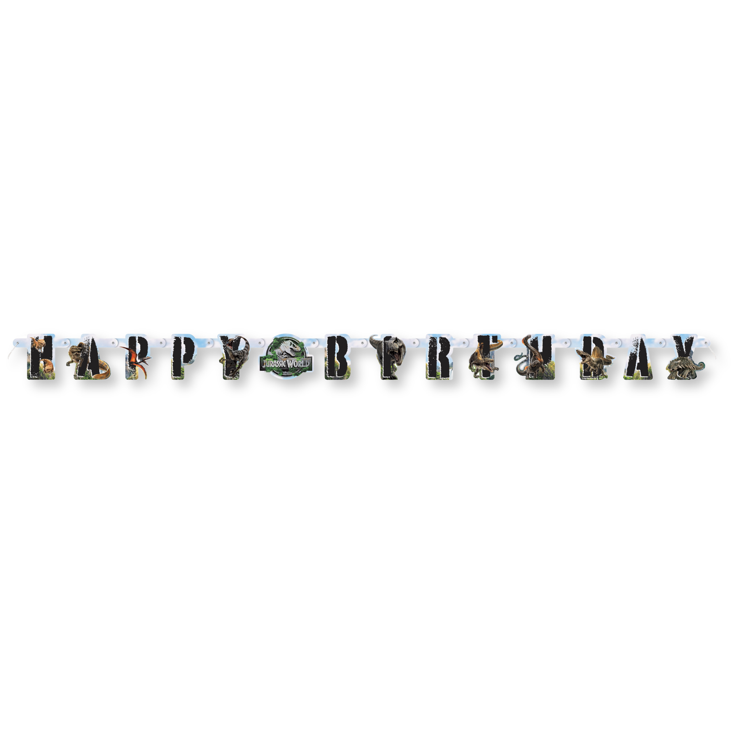 Jurassic World 4 "Happy Birthday" 75" Jointed Banner