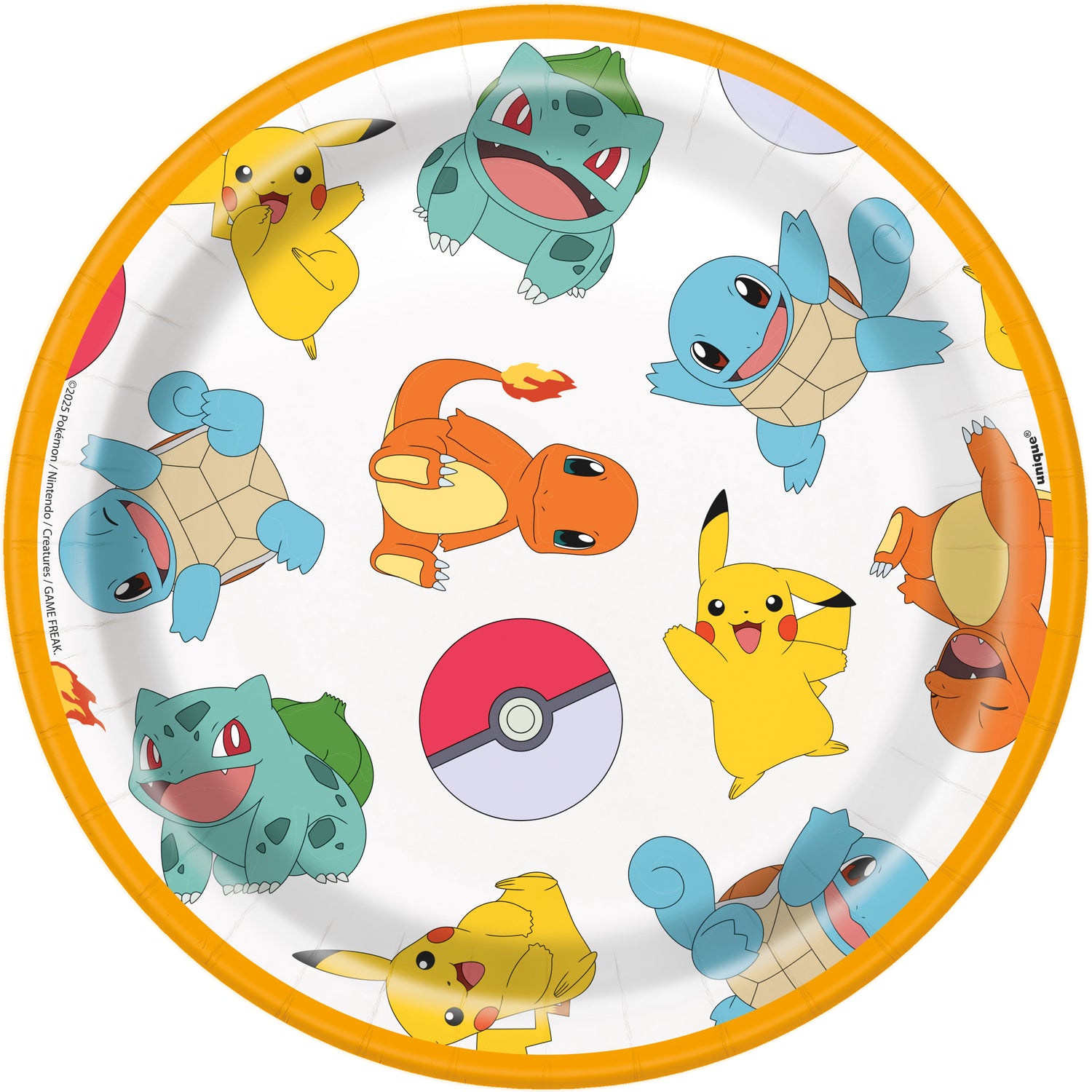 Pokémon Round 7" Dessert Plates, 8ct