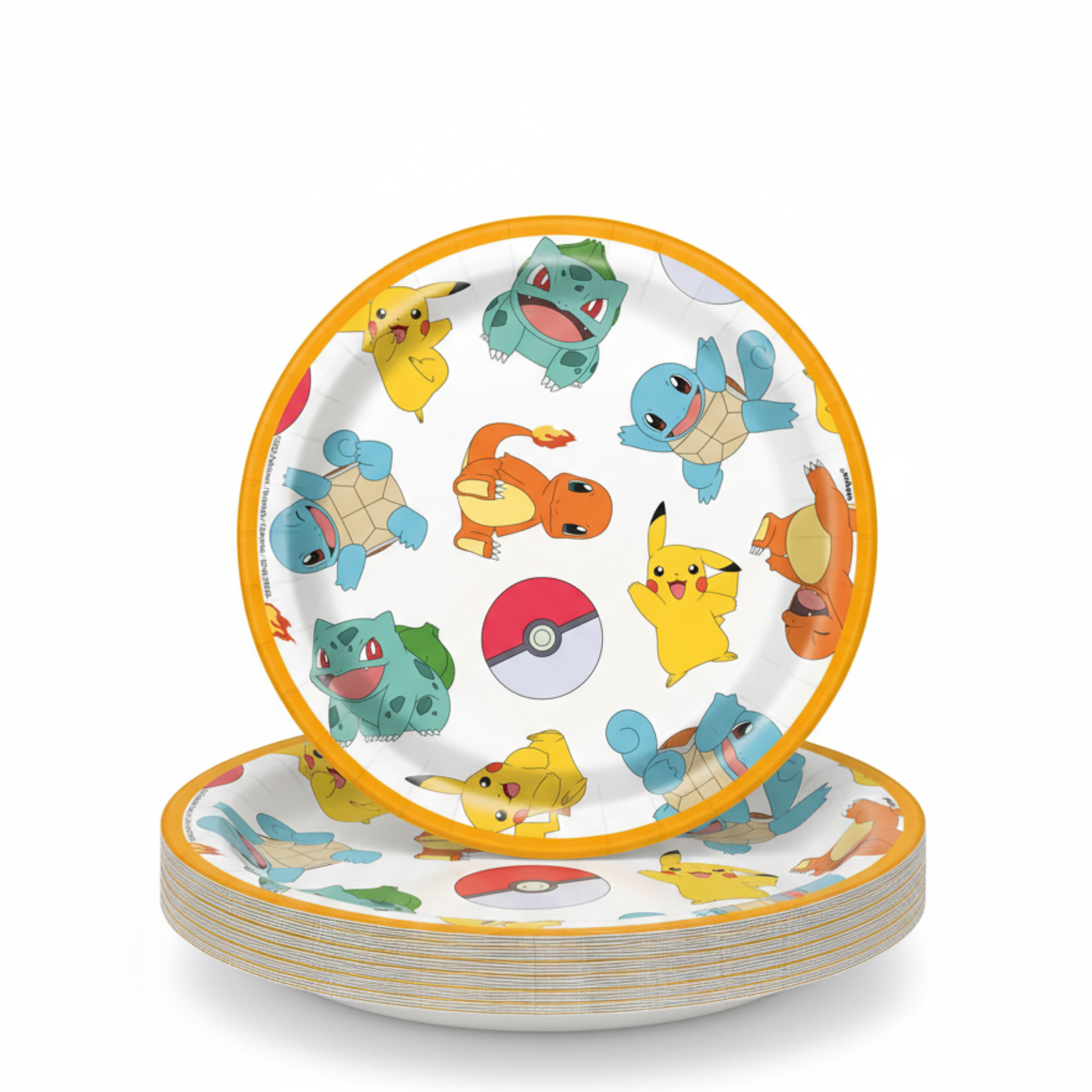 Pokémon Round 7" Dessert Plates, 8ct