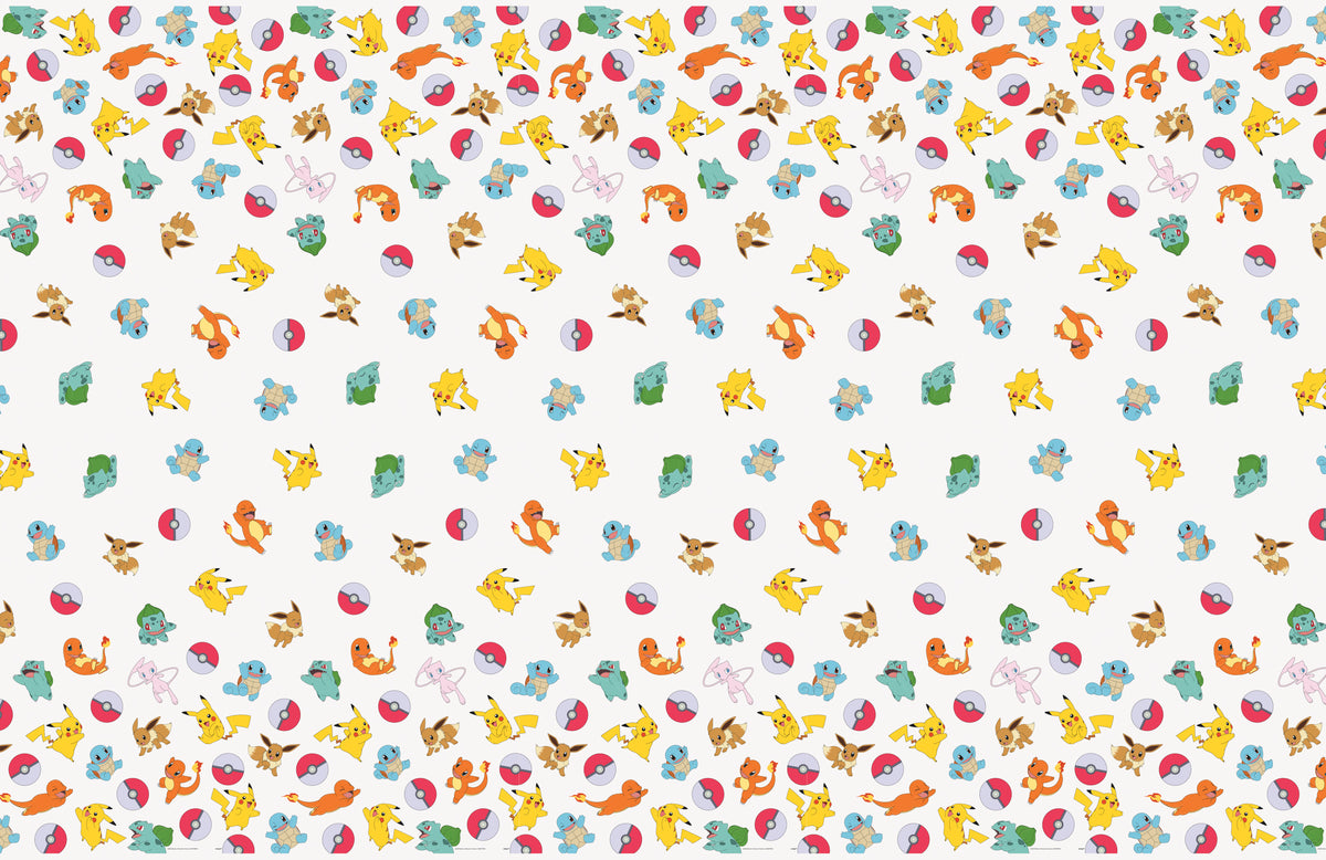Pokémon Rectangular Plastic Table Cover, 54" x 84" - Short Fold - Image 3