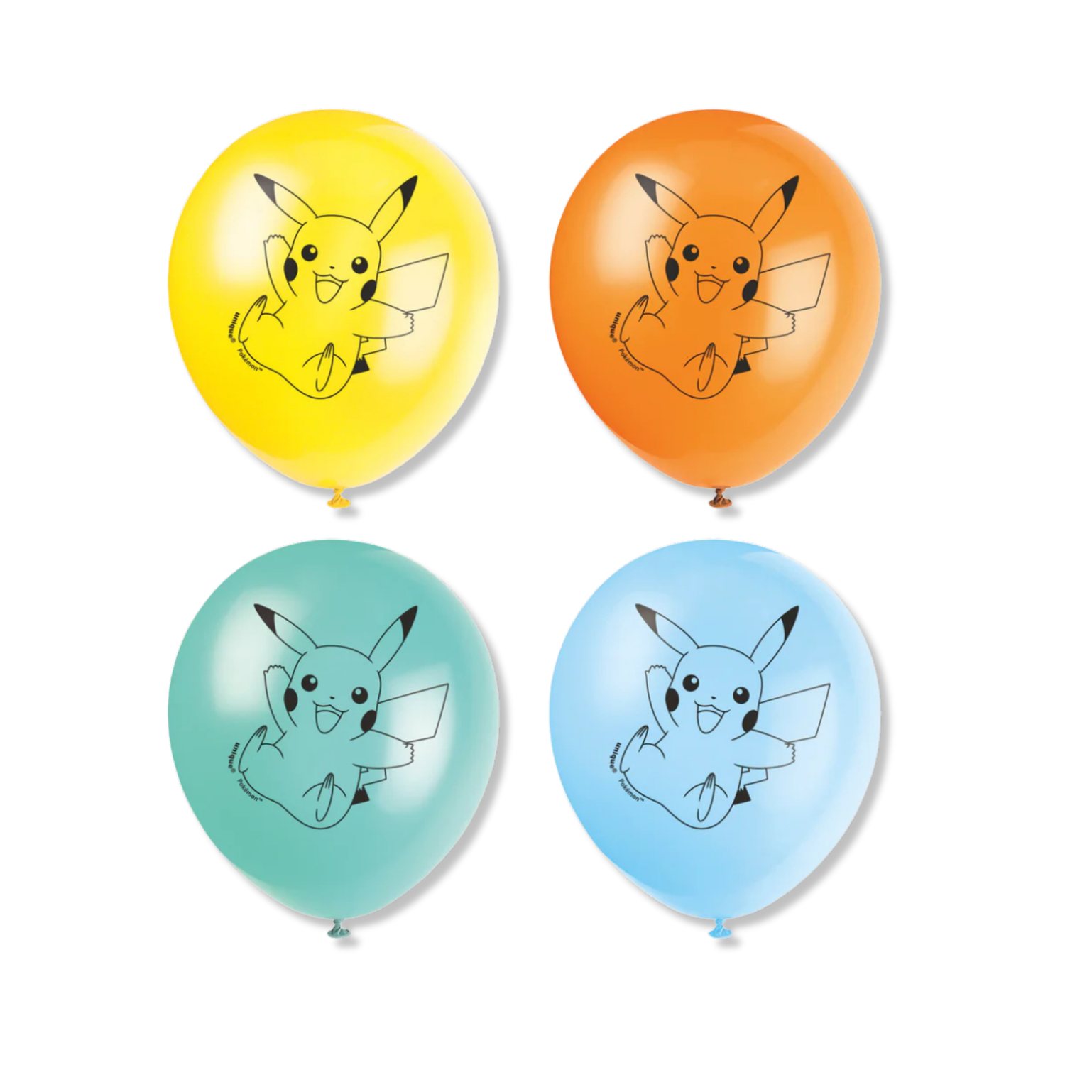 Pokémon 12" Latex Balloons, 8ct