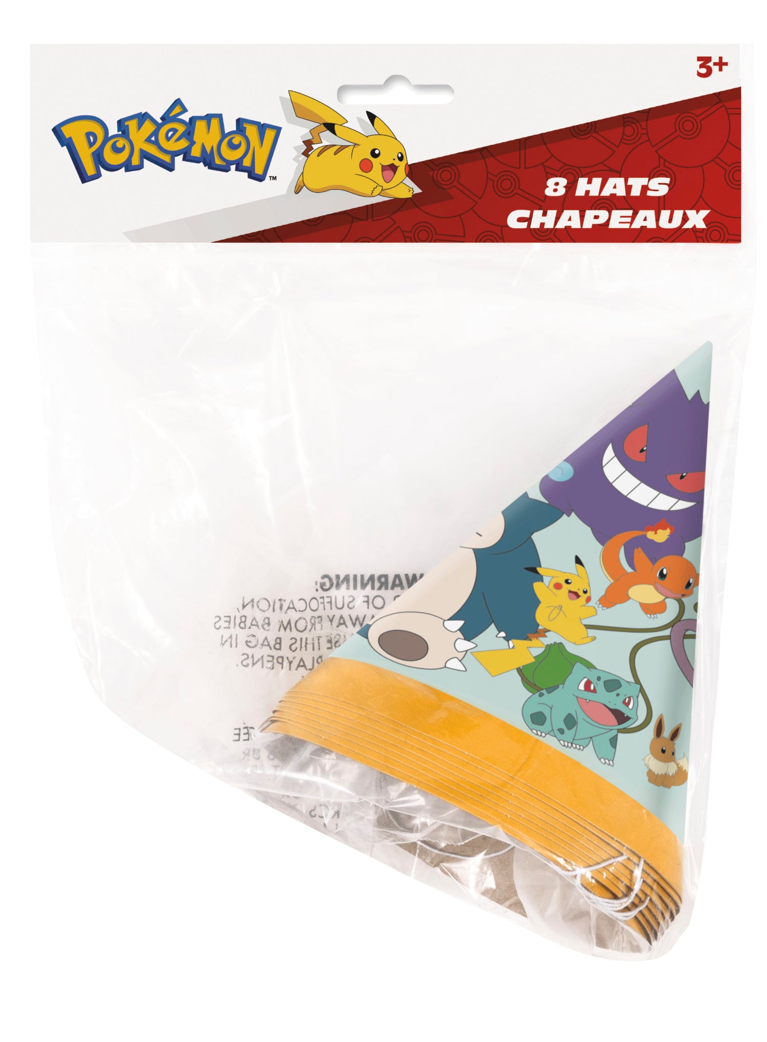 Pokémon Party Hats, 8ct - Image 2