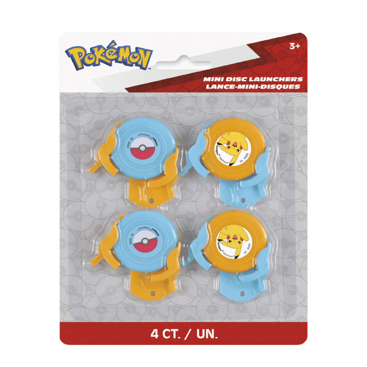 Pokémon Assorted Disc Launchers, 4ct