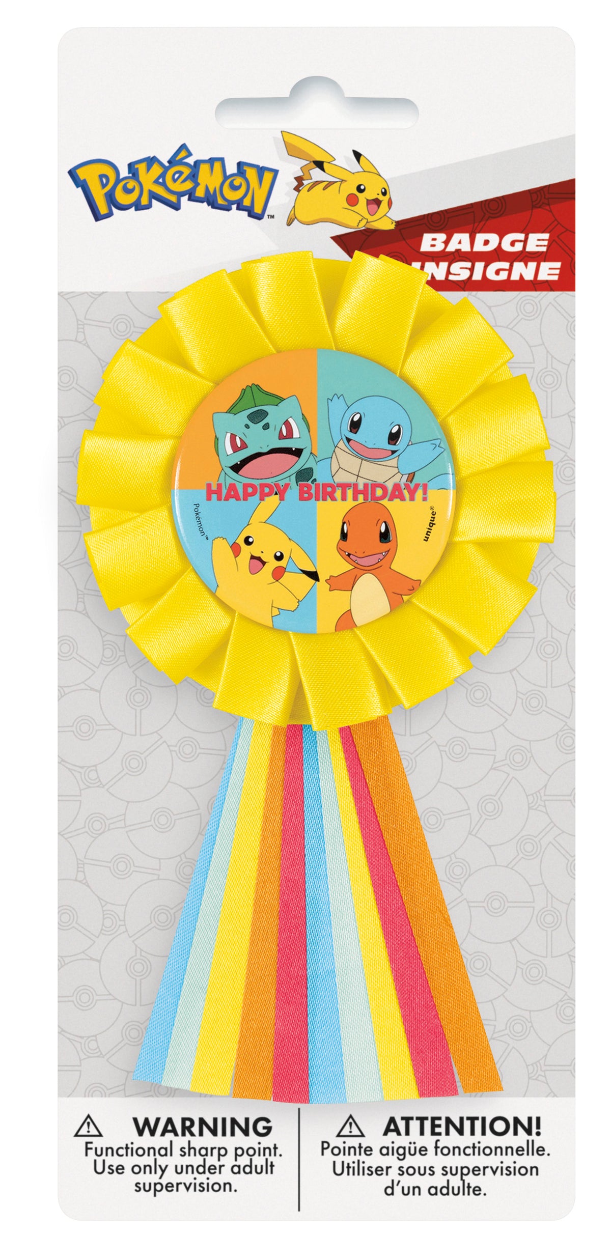 Pokémon "Happy Birthday" Badge - Image 2