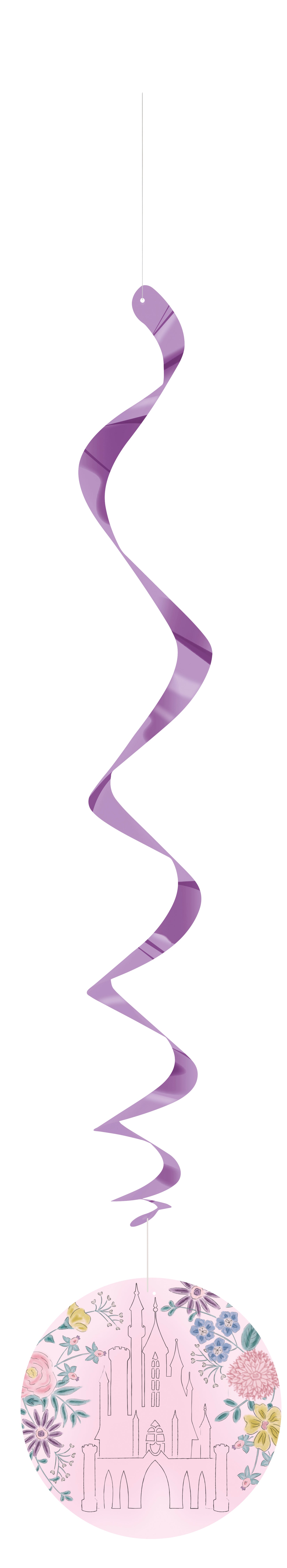 Disney Princess Assorted Hanging Swirl Decorations, 12ct - Image 9