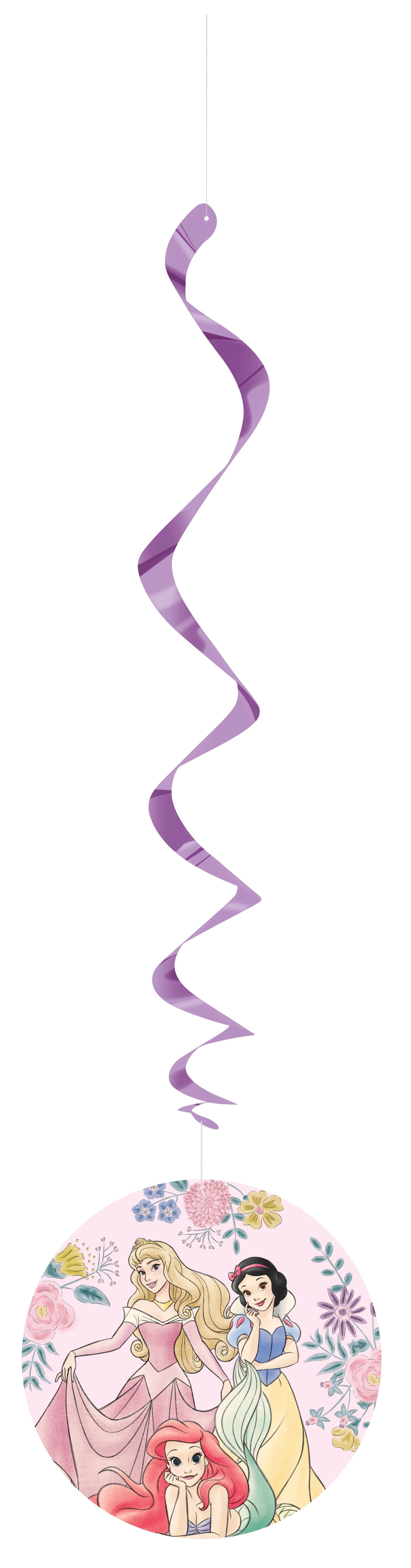 Disney Princess Assorted Hanging Swirl Decorations, 12ct - Image 10