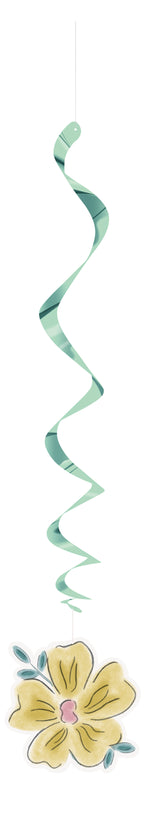 Disney Princess Assorted Hanging Swirl Decorations, 12ct - Image 4